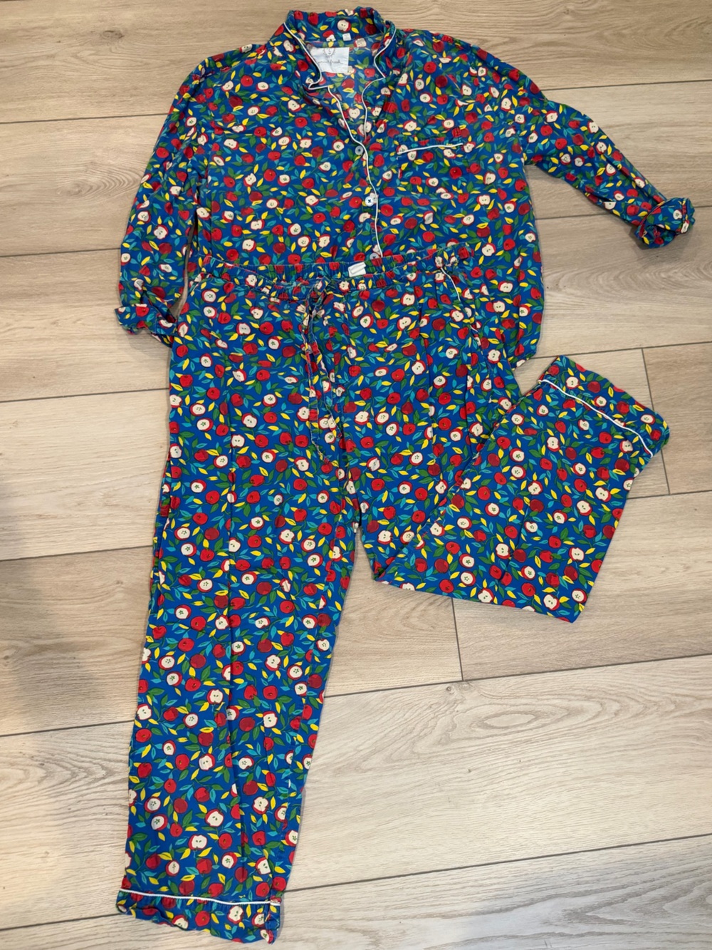 Printfresh Red Delicious Long Sleep Set Pajama Set
